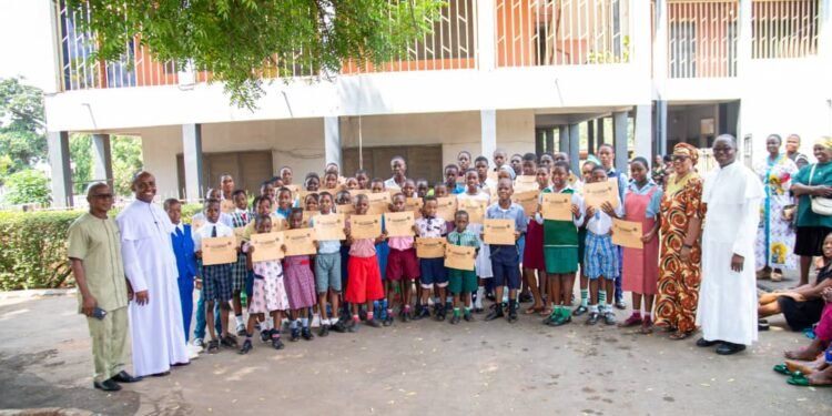 Scholarship: Bishop Ezeokafor, JDPC, HIFA Spend Over 10 Million Naira On 81 Indigent Students, Pupils Across Denominations