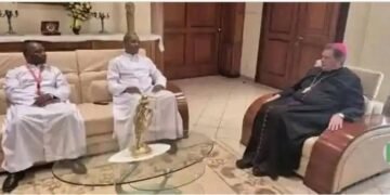 CSN Secretary General,others pay courtesy call on Apostolic Nuncio