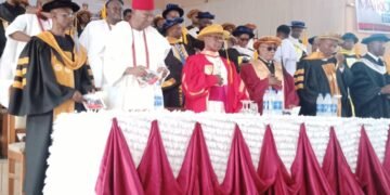 Shanahan University Onitsha,holds maiden matriculation-Archbishop Okeke urges matriculants to imbibe culture of excellence-Igwe Achebe,chief Ibeto,Pat Utomi,top academics grace ocassion