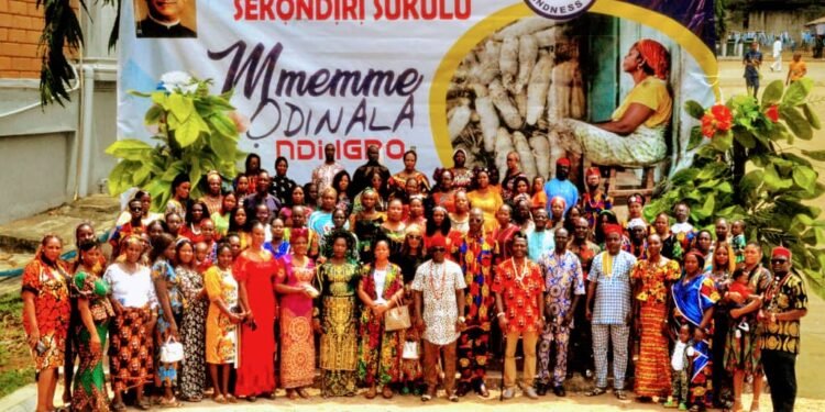 Fr Onwudufor admonishes Don Bosco Sec.School students on patience and diligence as key to success on cultural day