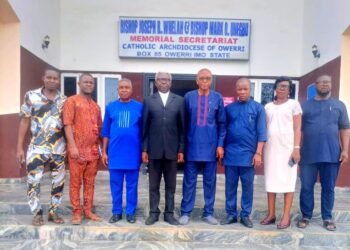CAMPAN National Executives Pay Courtesy Visit to CBCN President, Archbishop Ugorji
