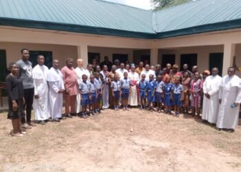 Archbishop Okeke commissions new block of classrooms erected by Hon Idu Emeka