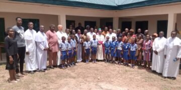 Archbishop Okeke commissions new block of classrooms erected by Hon Idu Emeka