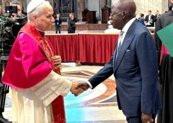 Tinubu Meets Pope Leo XIV After Historic Inauguration Mass in Rome
