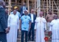 Archbishop Okeke welcomes Soludo on Visit to Shanahan University Permanent Site