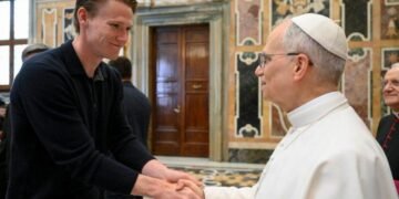 Pope Leo XIV Welcomes Serie A Champions Napoli t to the Vatican