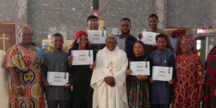 NFCS recognizes potential First Class Students; presents certificates