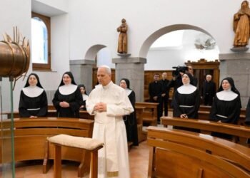 Pope Leo XIV Visits Poor Clare Nuns Who Pray for Him Daily