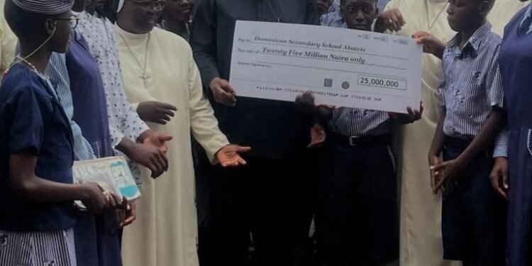 Peter Obi commits to building new hostel at dominican college, Abatete