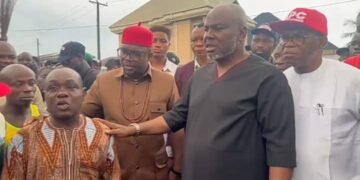 Ukachukwu visits Amichi accident scene, offers support and promises safer roads