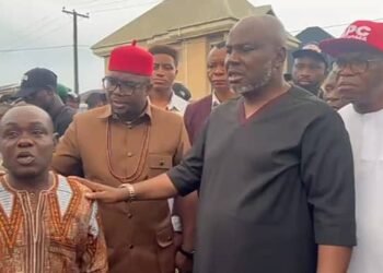 Ukachukwu visits Amichi accident scene, offers support and promises safer roads