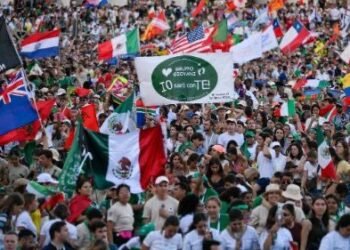 Archbishop Fisichella to Youth: “Never Be Afraid to Witness the Risen Christ”