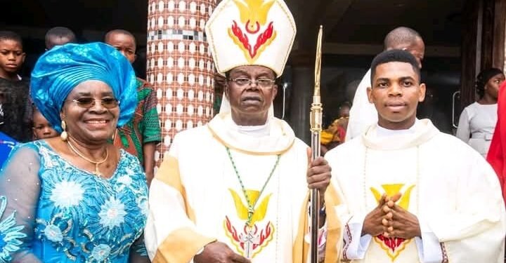 Ukpo community marks 100 years of catholicism, welcomes newly ordained priests