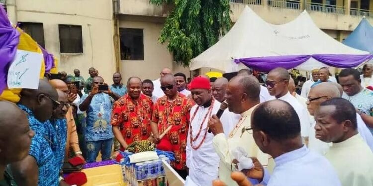 Final goodbye fr Monsignor Marius Obiagwu as his death month mind holds in Alor