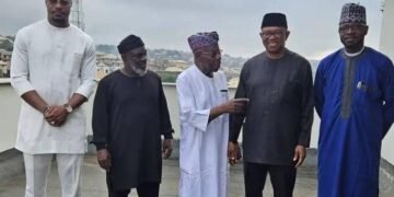 Obi, Rhodes-Vivour, Tanko, others visit Obasanjo in Ogun