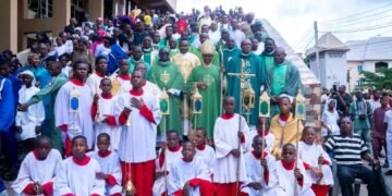 Joy as Archbishop Okeke Pays Pastoral Visit to Holy Spirit Parish, Omagba, Onitsha – 783 Candidates Confirmed