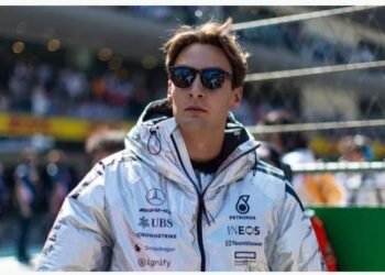 George Russell demands the F1 track is changed as the Brit left fuming by Max Verstappen