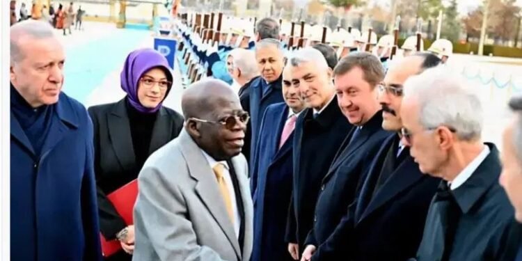 Tinubu stumbles, falls during reception in Türkiye, no cause for alarm, says Presidency