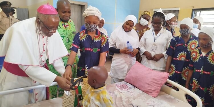 HCA @ 25: Zaria diocese leaves smiles on faces of sick children in ABUTH