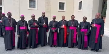 Archbishop Okeke,other Nigerians bishops take landmark Ad Limina visit to Rome