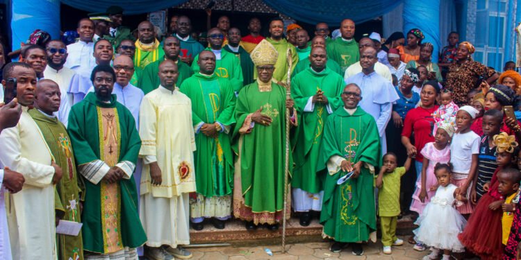 Archbishop Okeke Visits St. Charles Borromeo Parish, Odume Obosi