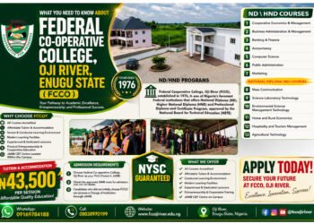 Federal Cooperative College (FCCO) Oji River, Enugu State has expanded its mandate beyond